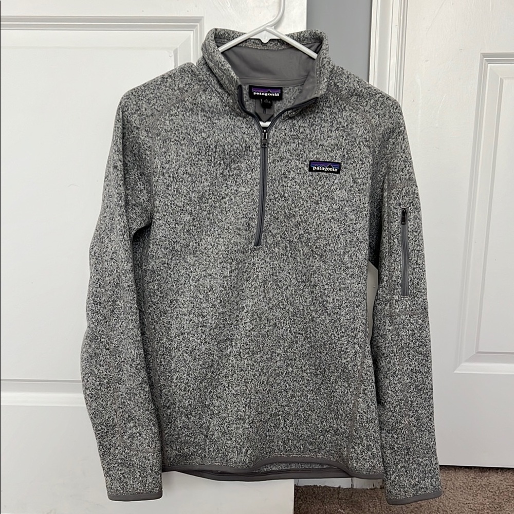 Patagonia Gray Quarter-Zip Pullover